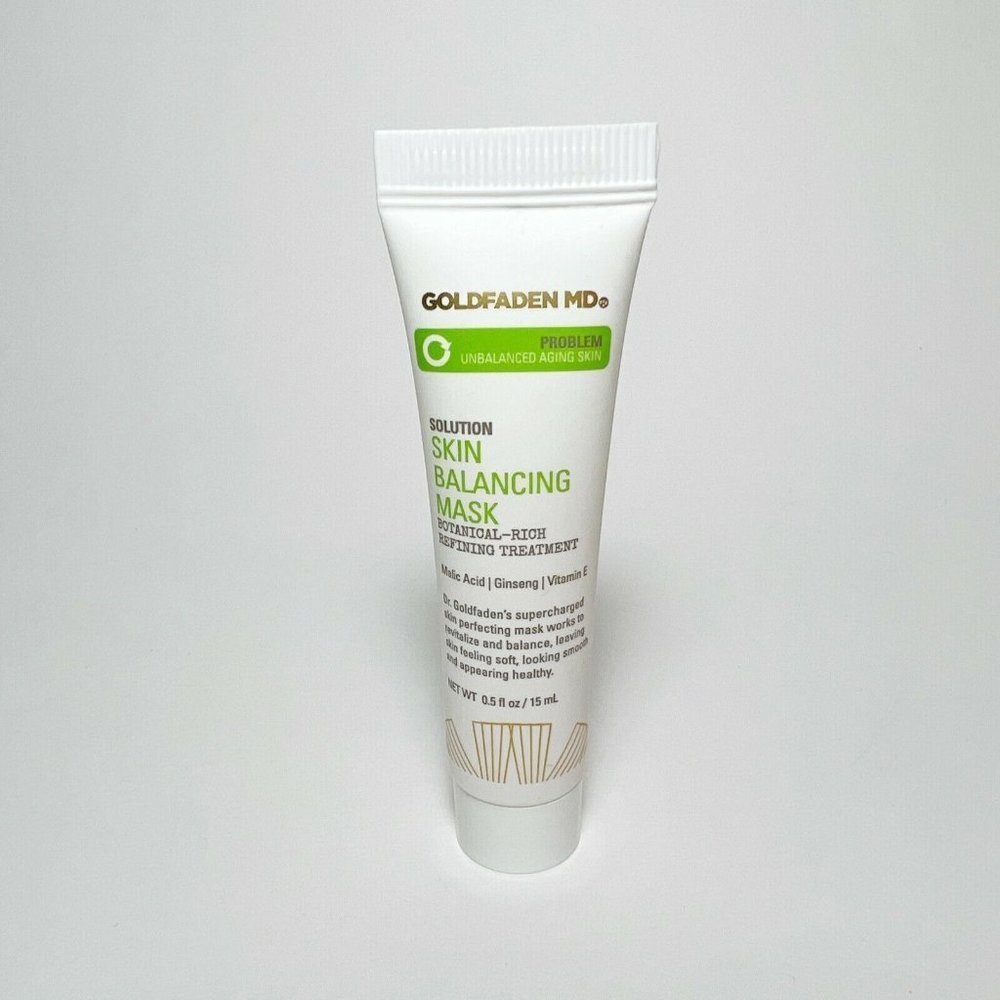 Goldfaden MD Solution Skin Balancing Face Mask .5 oz Acne Blemish Prone Travel